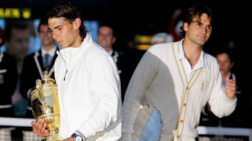 Imagen principal de la nota sobre Nadal vs. Federer en Wimbledon 2008: 18 años de la final más grande del tenis en deportes