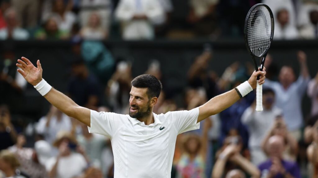 Imagen principal de la nota sobre Wimbledon 2026: el cuadro de semifinales con Djokovic y Sinner como favoritos en deportes